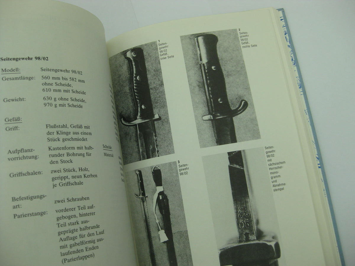 Blankwaffenkatalog Buch Preußisch-deutsche Seitengewehre 1807 - 1945 Band 1  RK-Träger H.Heuer