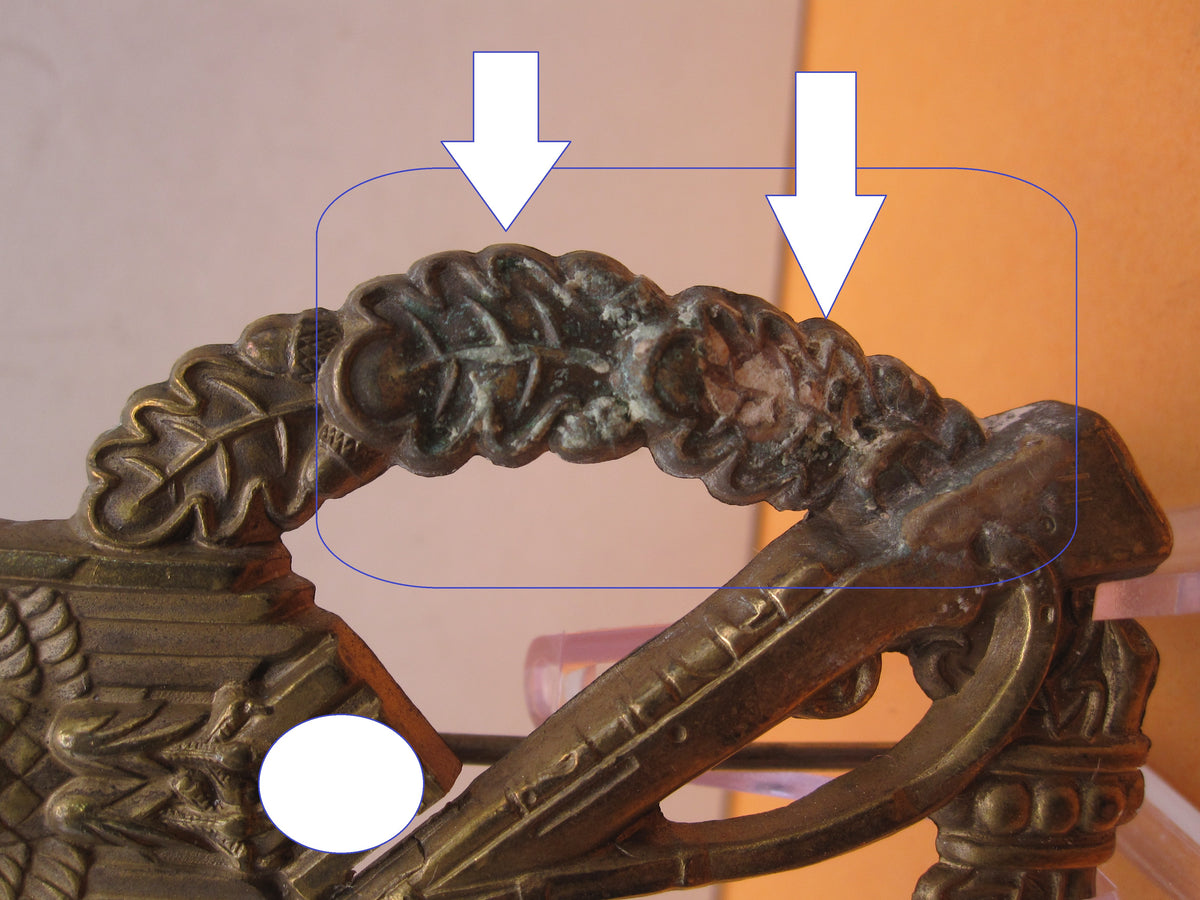 !!! BUNTMETALL !!!  Infanterie Sturmabzeichen (ISA) des Heeres in Bronze