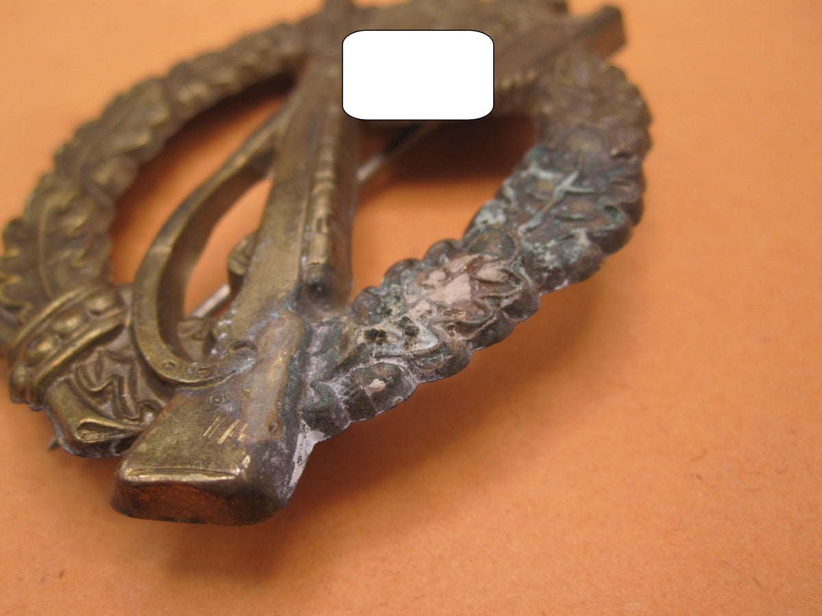!!! BUNTMETALL !!!  Infanterie Sturmabzeichen (ISA) des Heeres in Bronze