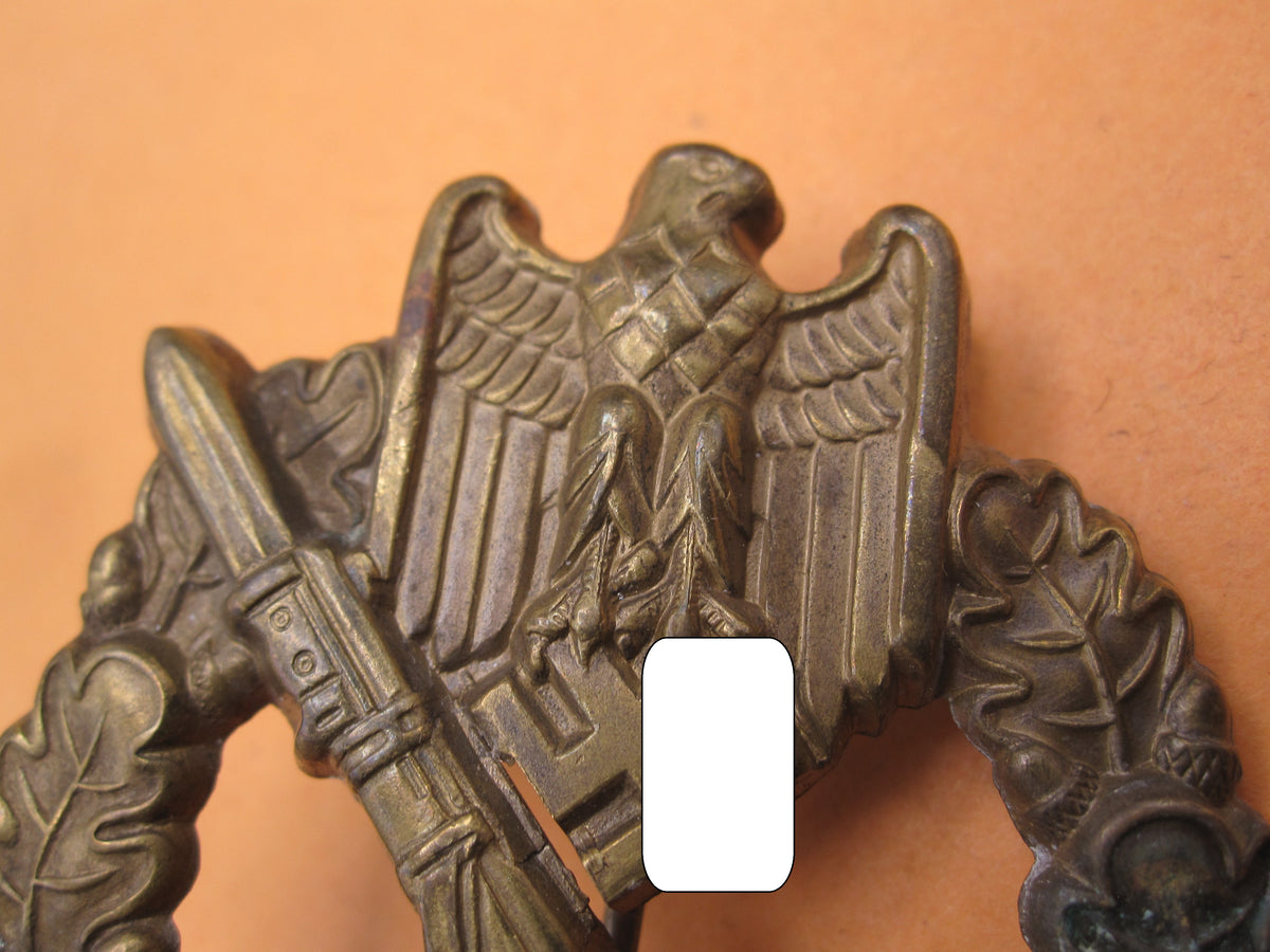 !!! BUNTMETALL !!!  Infanterie Sturmabzeichen (ISA) des Heeres in Bronze