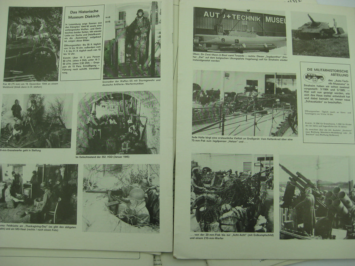 10x Heft Sonderheft Zeitschrift ALTE KAMERADEN von 1986