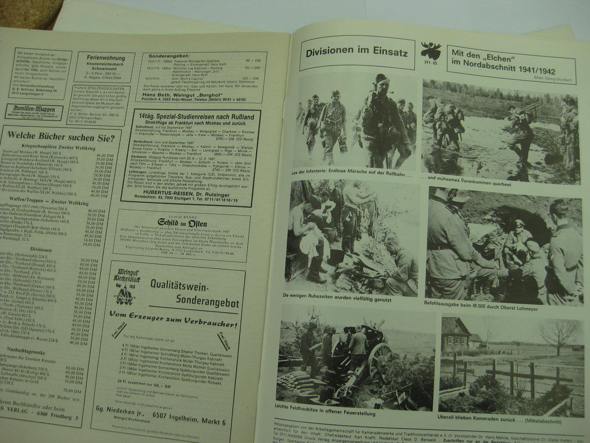 7x Heft Sonderheft Zeitschrift ALTE KAMERADEN von 1987