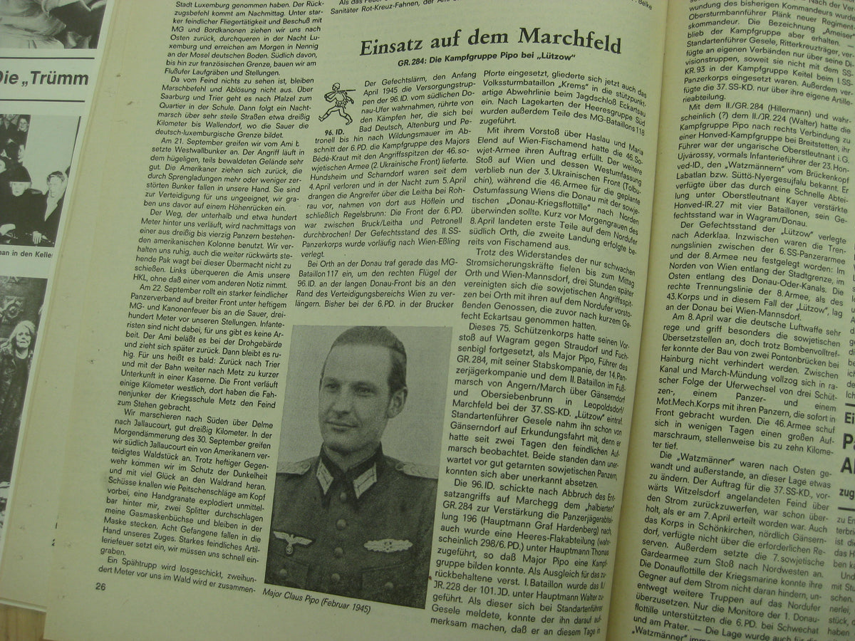 7x Heft Sonderheft Zeitschrift ALTE KAMERADEN von 1987