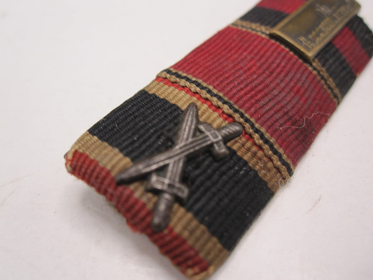 3er Feldspange Kriegsverdienstkreuz 2.Klasse mit Schwertern, Spange Prager Burg , Medaille 1.Oktober &amp; 13. März 1938