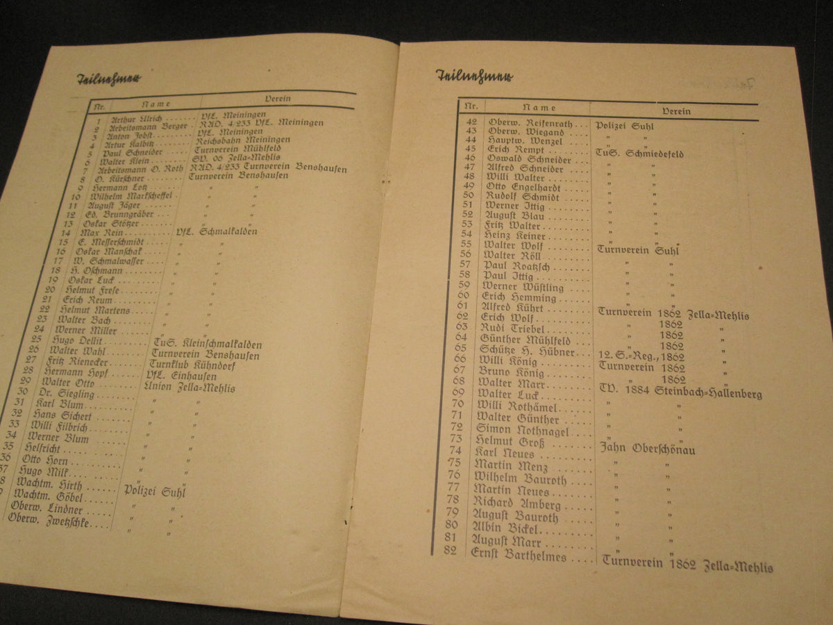 NSRL Kreis Henneberg Kreismeisterschaften Zella-Mehlis