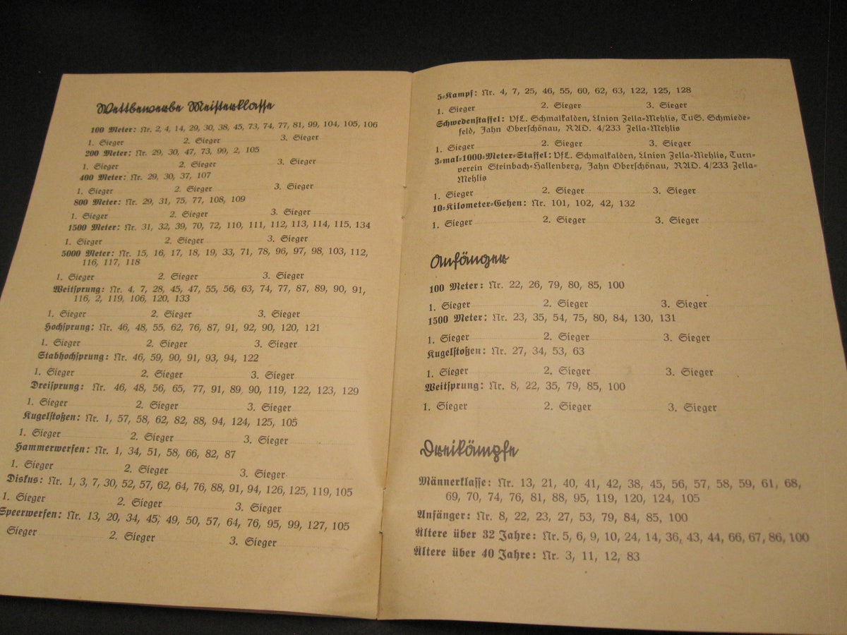 NSRL Kreis Henneberg Kreismeisterschaften Zella-Mehlis