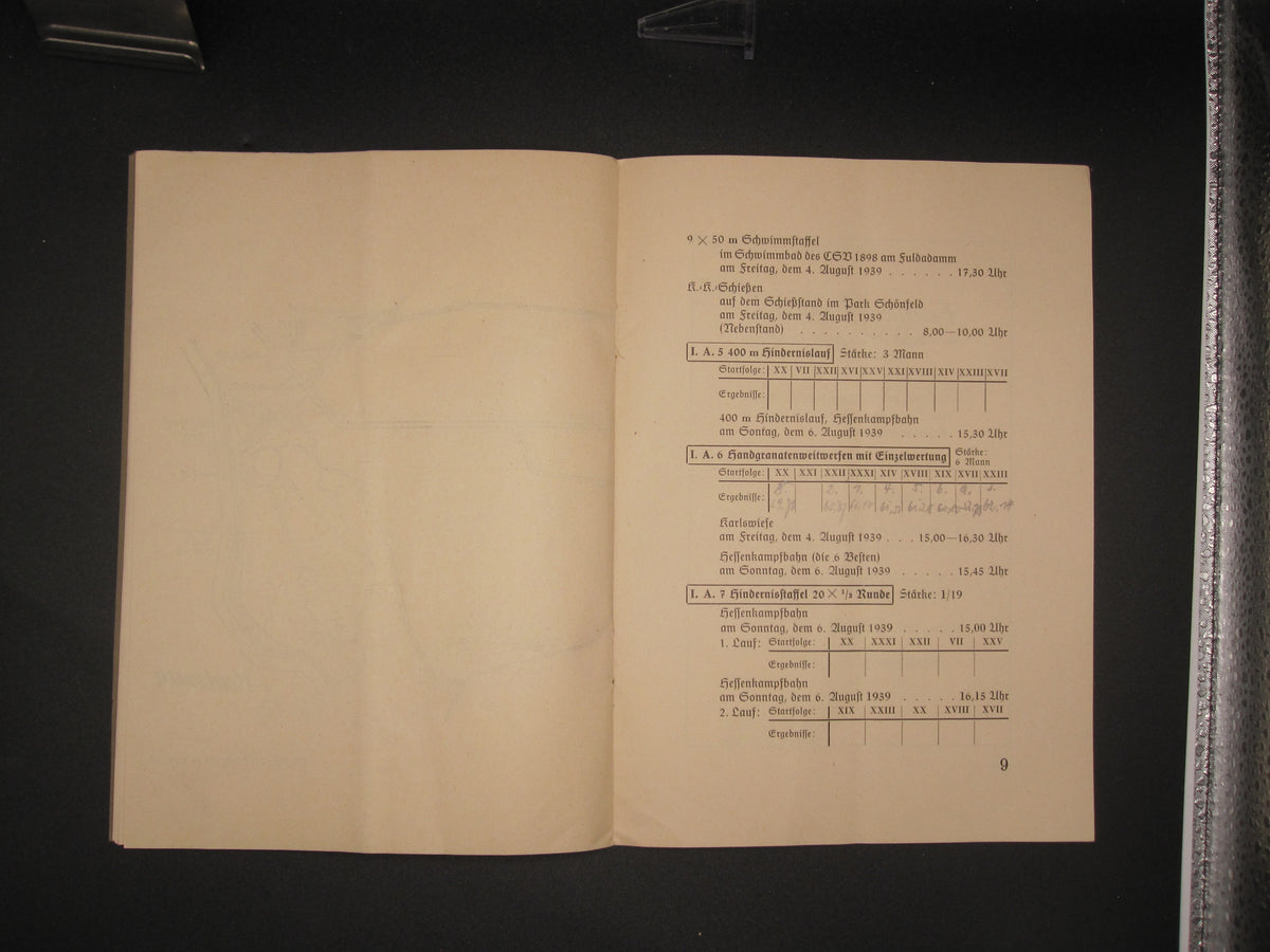 Reichsarbeitsdienst ( RAD ) NS-Kampfspiele 1939 Kassel