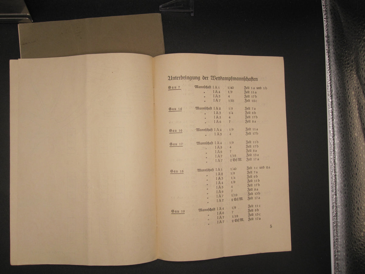 Reichsarbeitsdienst ( RAD ) NS-Kampfspiele 1939 Kassel