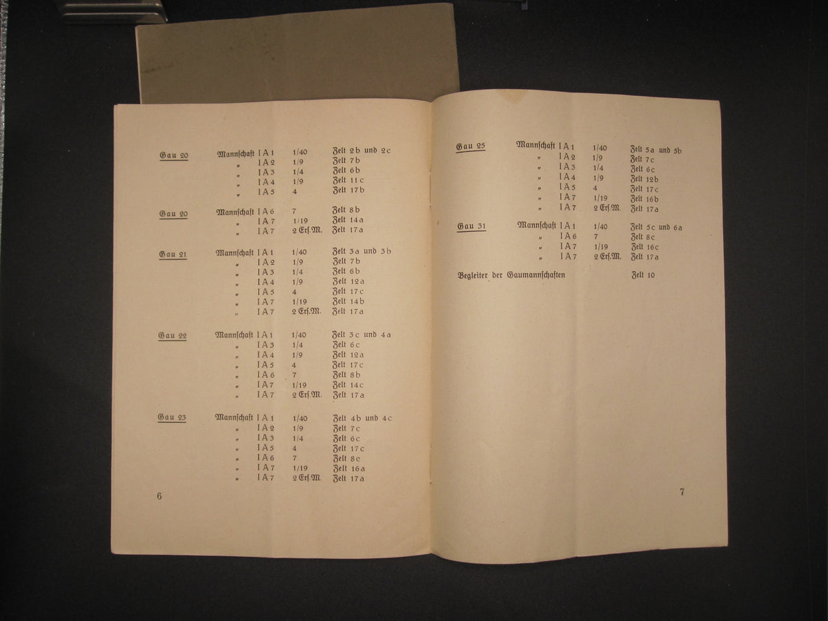 Reichsarbeitsdienst ( RAD ) NS-Kampfspiele 1939 Kassel