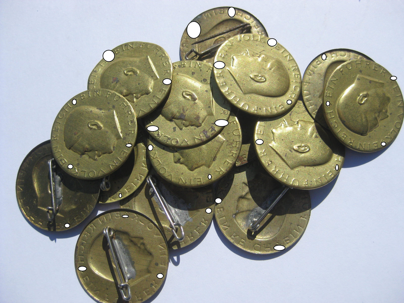 ORIGINALE Sudetenland - Abzeichen / Ein Volk ein Reich ein Führer