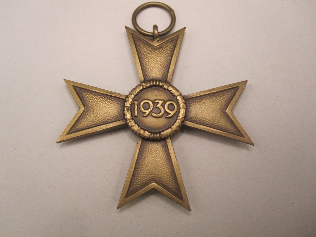 Kriegsverdienstkreuz 2.Klasse OHNE Schwertern KVK2/39 in Verleihungstüte August Tham !!!