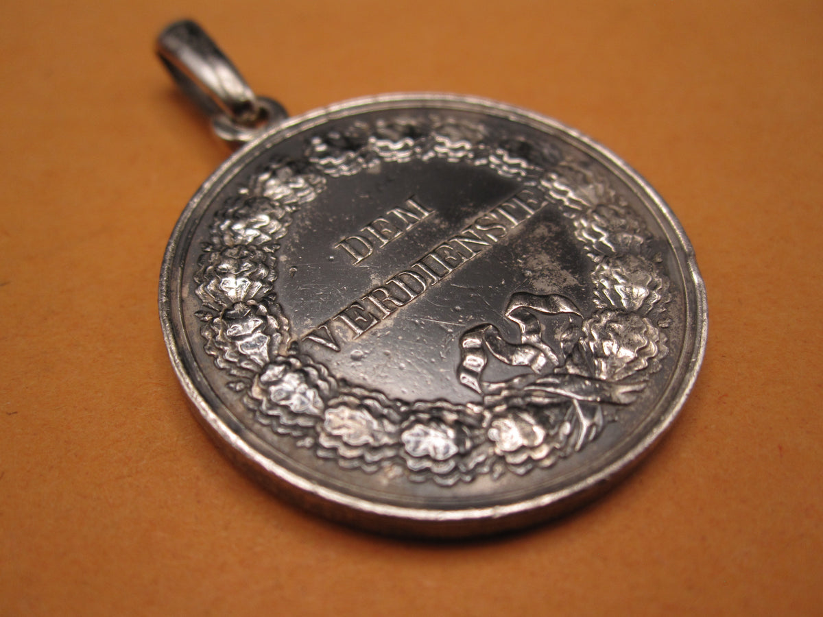 Original von 1864 !! Württemberg Orden silberne Medaille Zivilverdienstmedaille