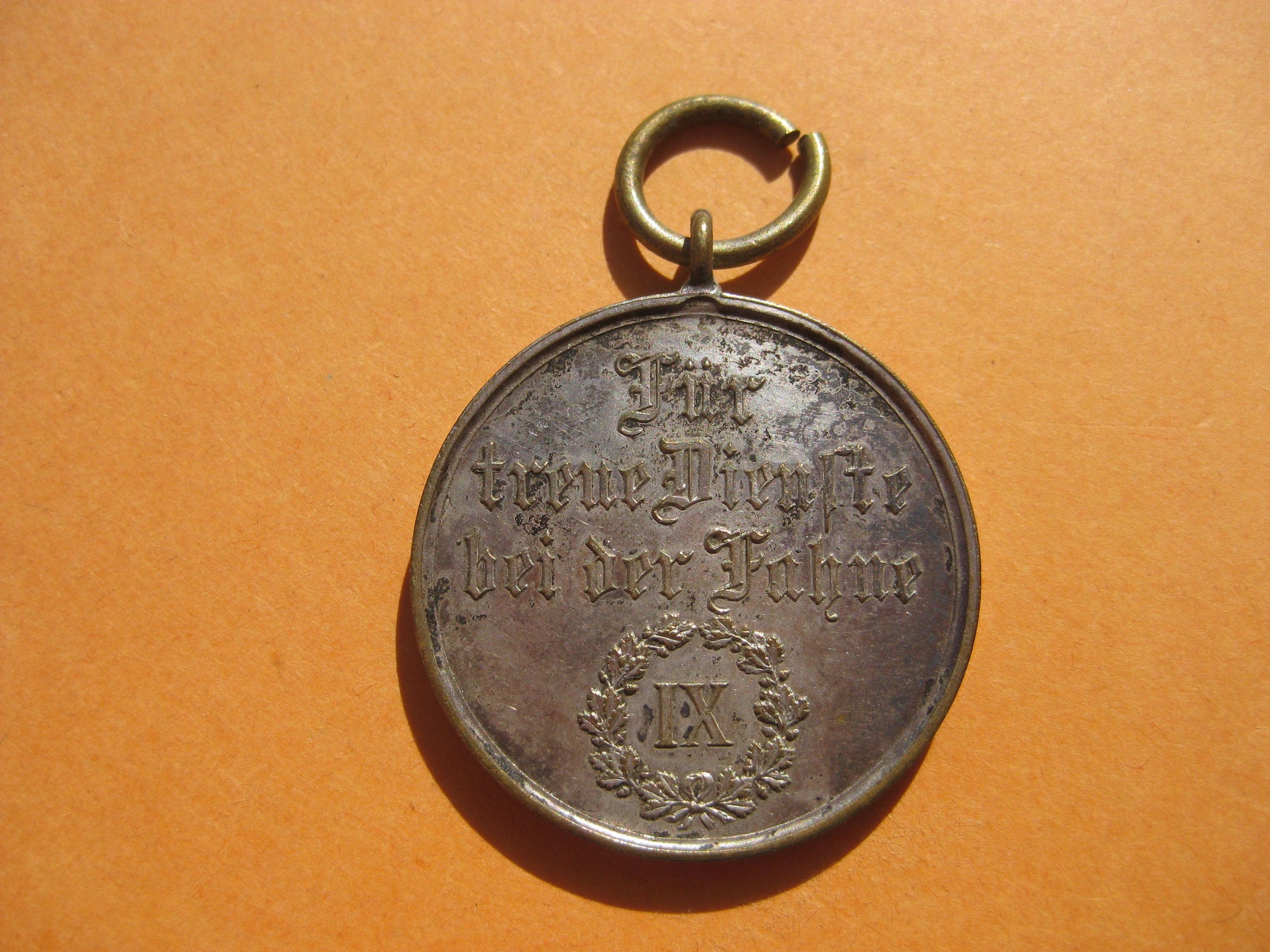 Württemberg Dienstauszeichnung 3.Klasse für 9 Jahre Medaille 1913 - 1917
