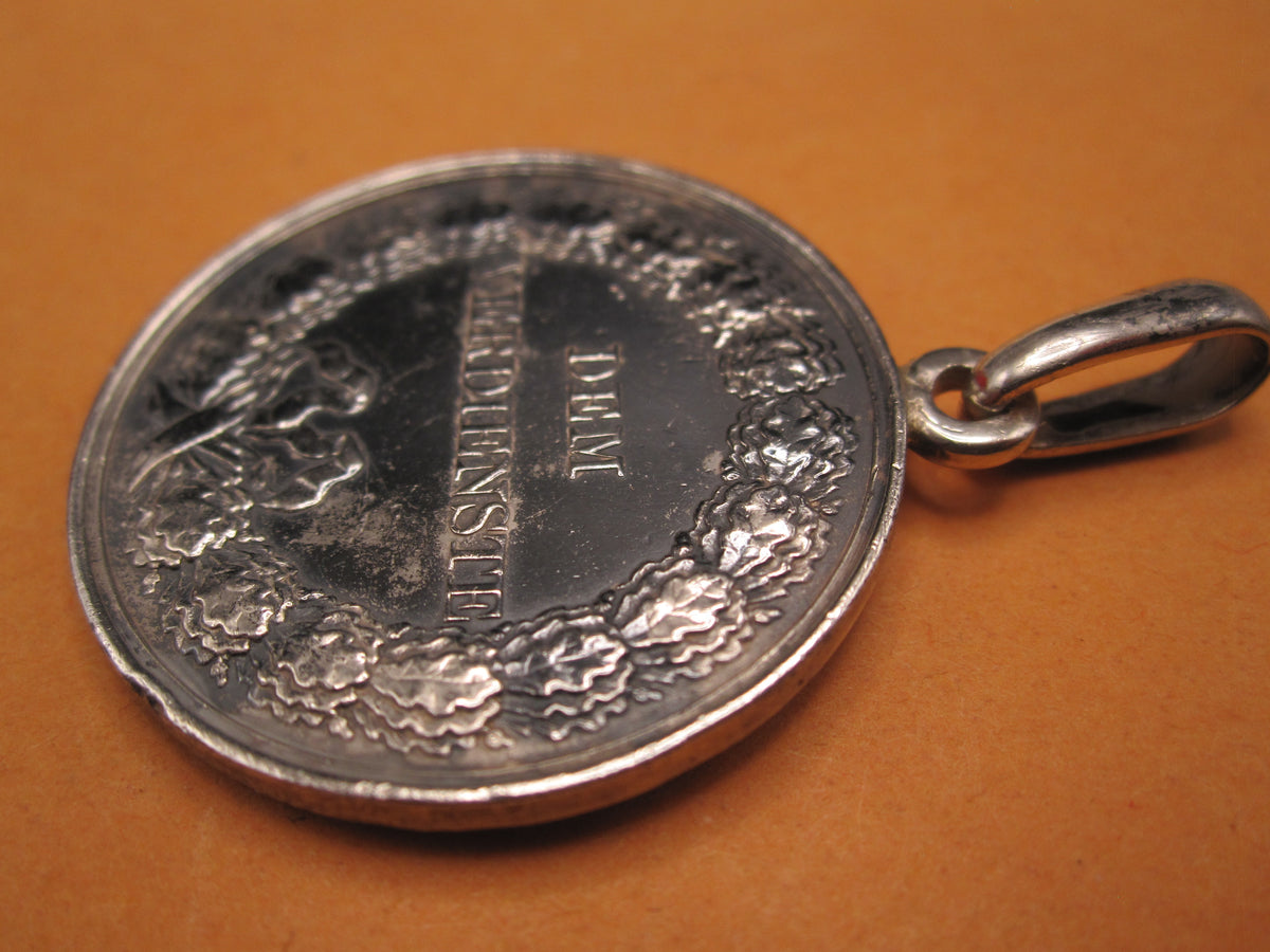 Original von 1864 !! Württemberg Orden silberne Medaille Zivilverdienstmedaille