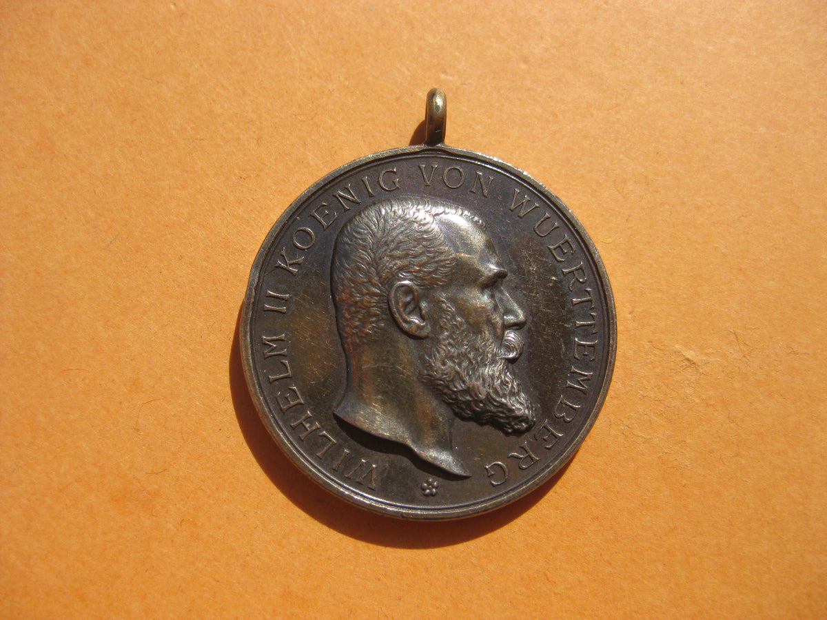 Silberne Verdienstmedaille des Friedrichsordens Wilhelm König von Württemberg