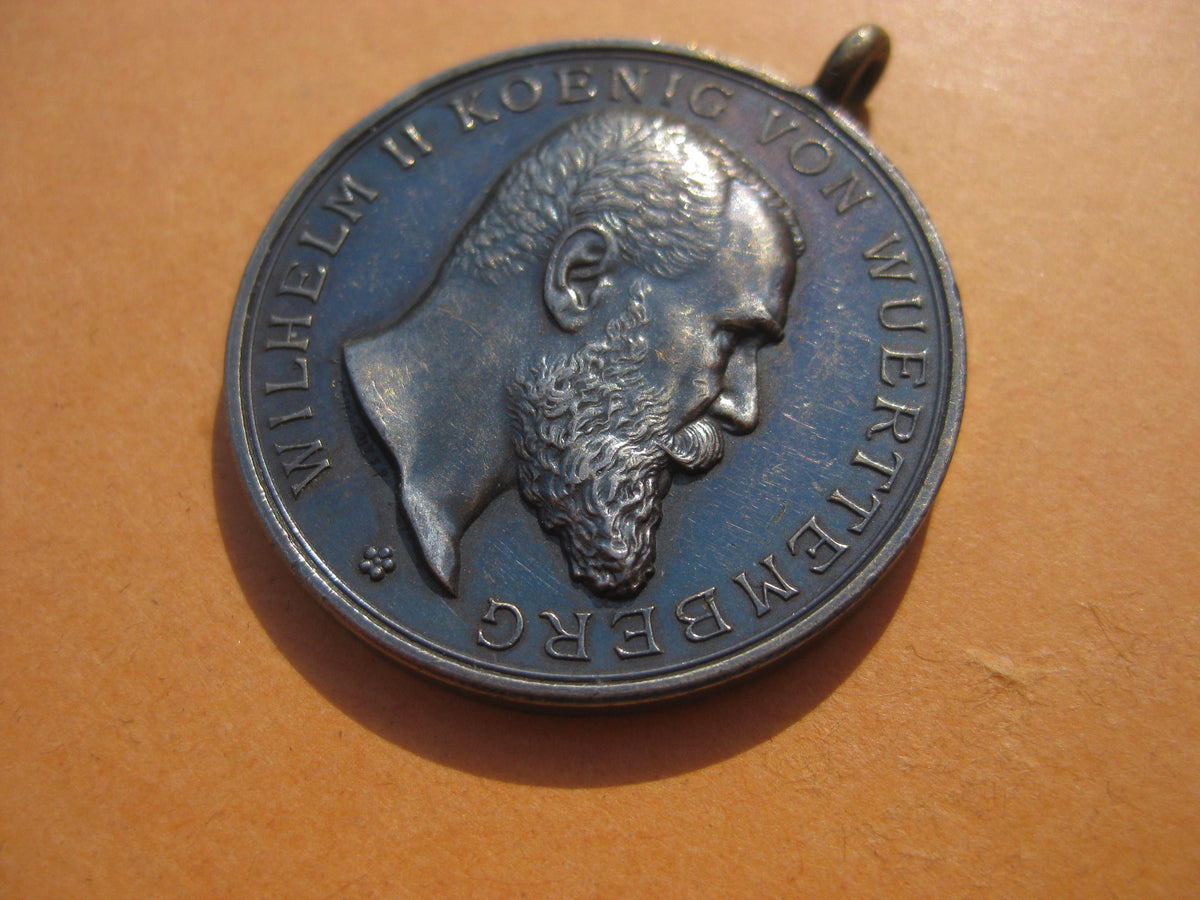 Silberne Verdienstmedaille des Friedrichsordens Wilhelm König von Württemberg