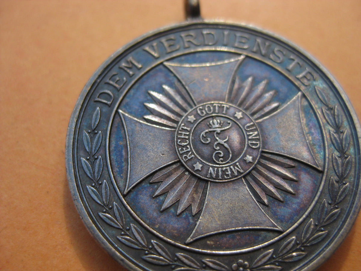 Silberne Verdienstmedaille des Friedrichsordens Wilhelm König von Württemberg