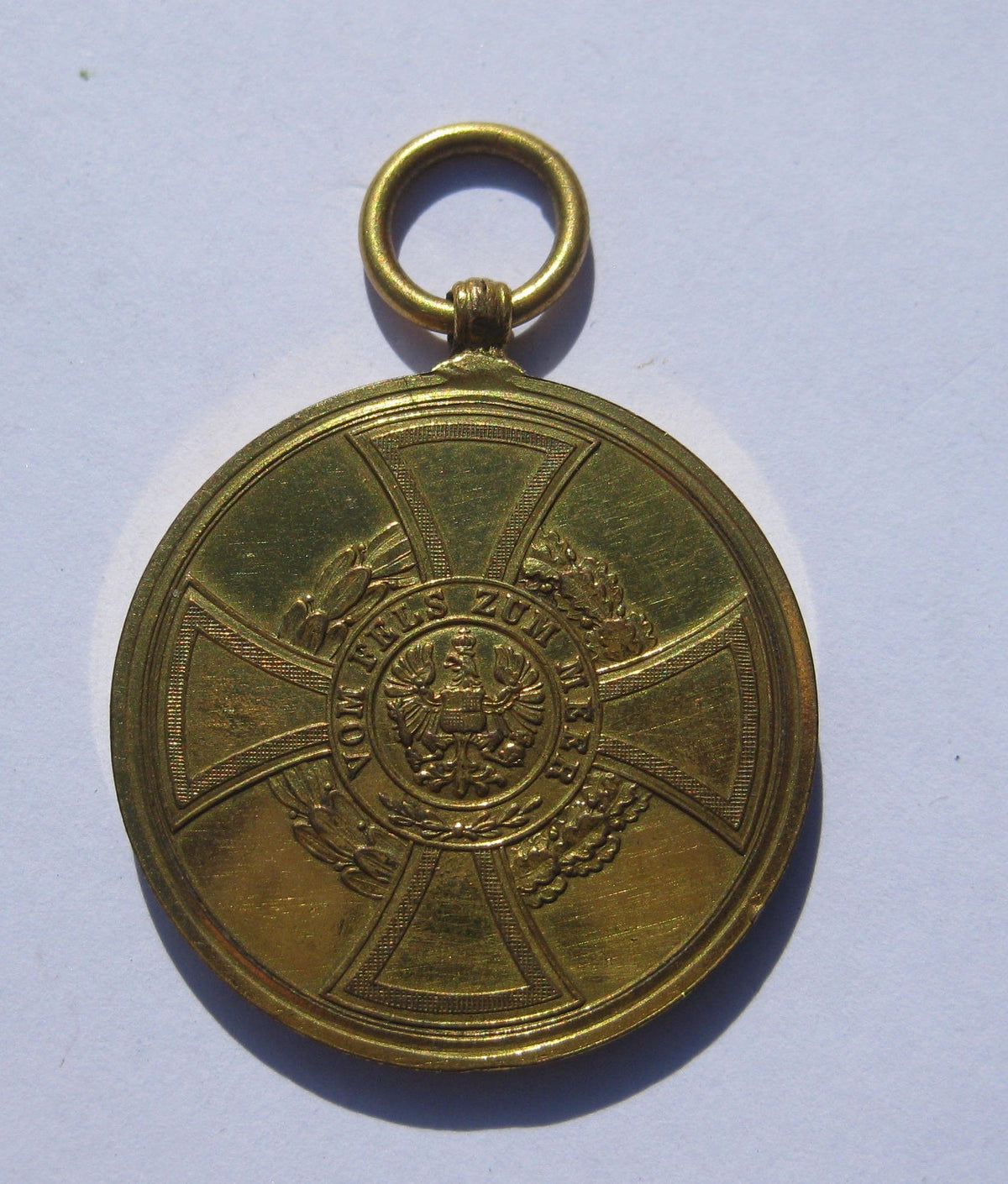 Medaille Hohenzollern 1848 / 1849 !!VERGOLDET!! Mint Condition