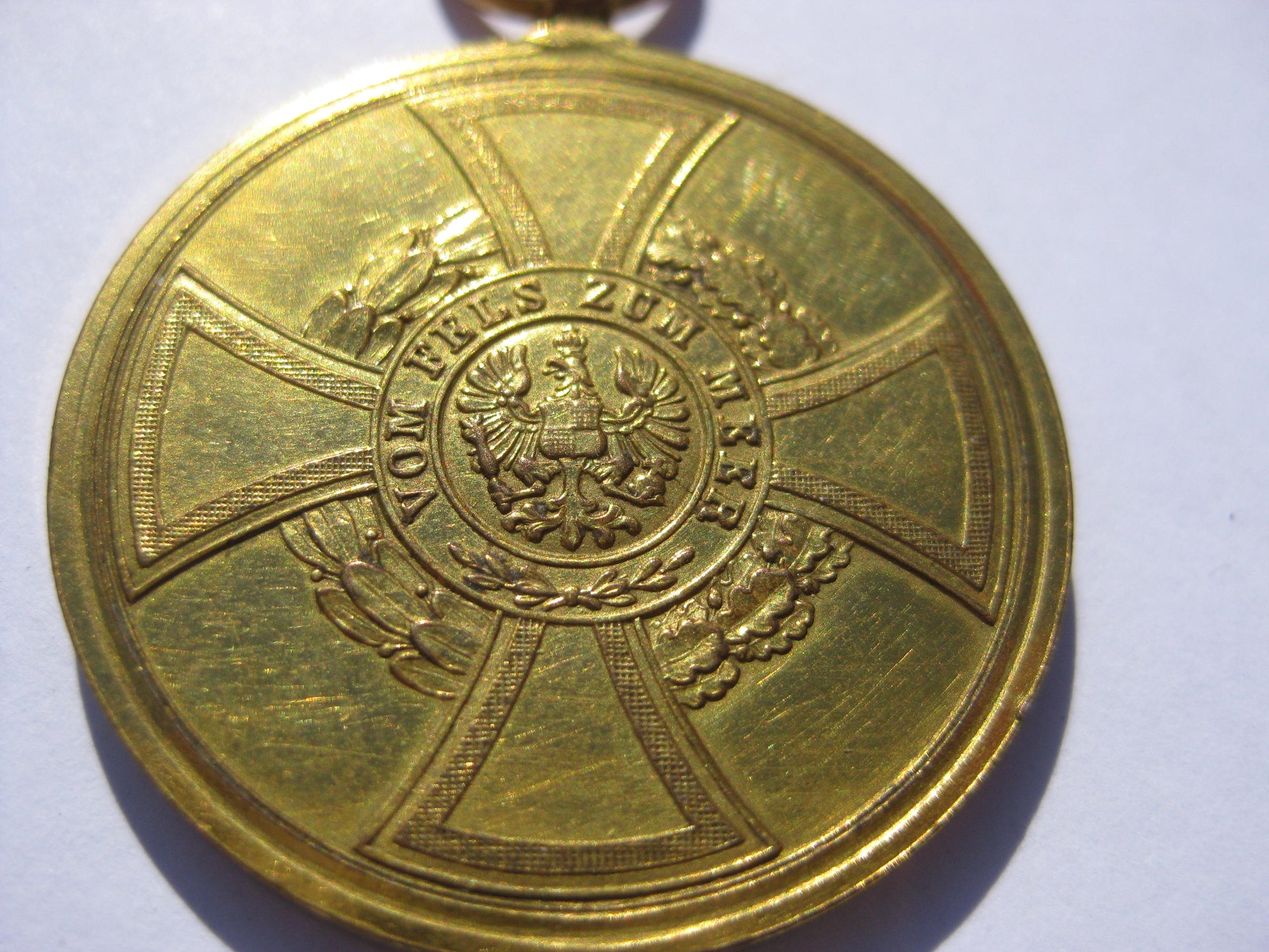 Medaille Hohenzollern 1848 / 1849 !!VERGOLDET!! Mint Condition