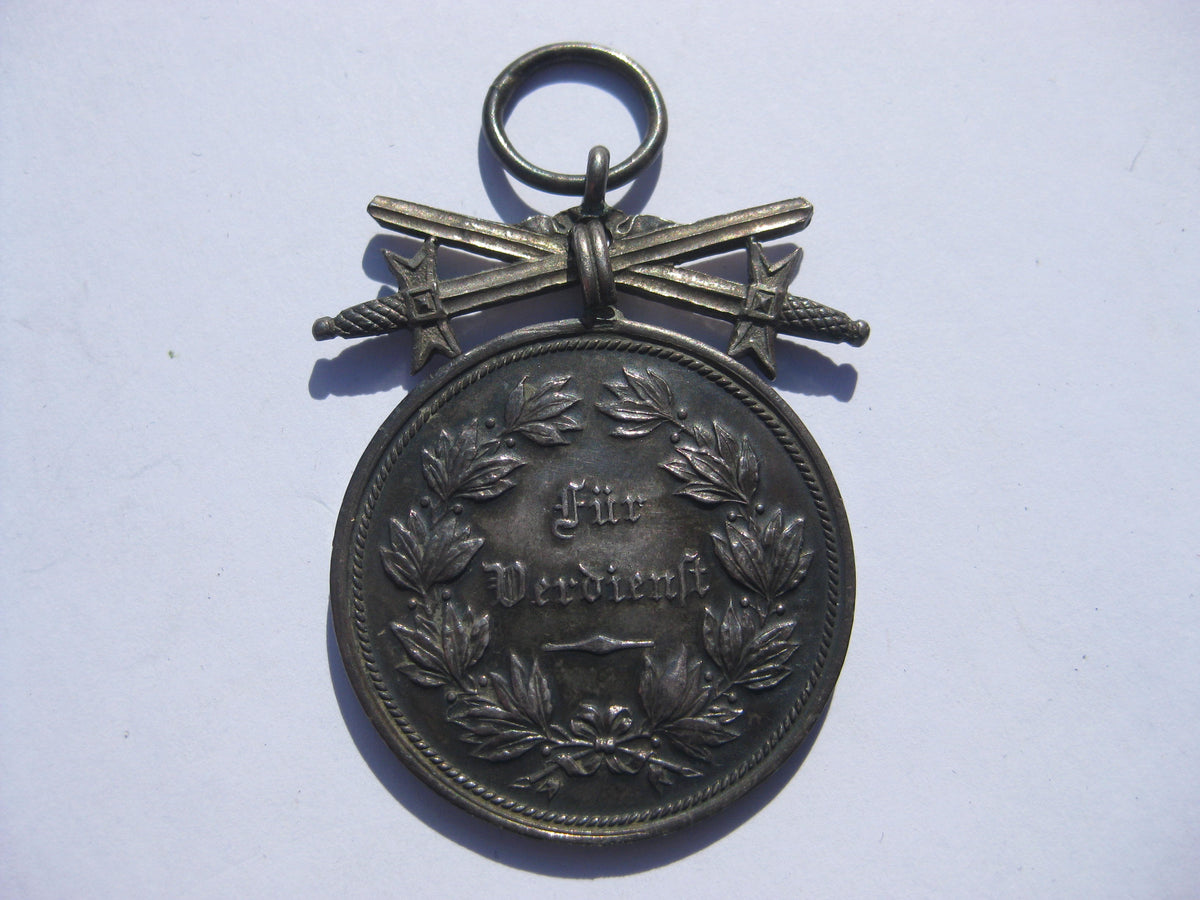 Silberne Verdienstmedaille Fürstentum Reuss 2.Modell 1914