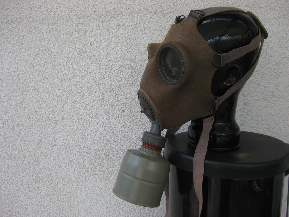 Extrem seltene Gasmaske DM.1 von der Wehrmacht 2.Weltkrieg mit Zubehör