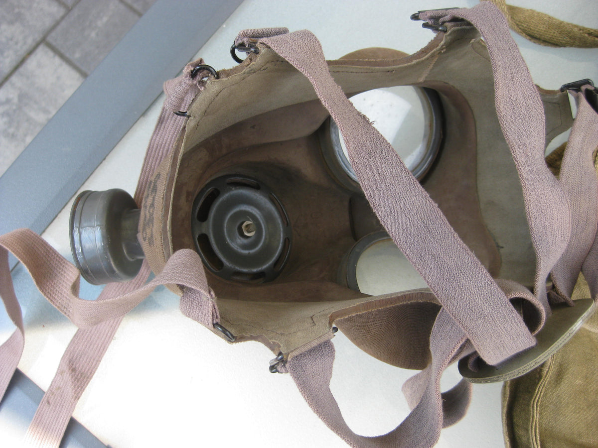 Extrem seltene Gasmaske DM.1 von der Wehrmacht 2.Weltkrieg mit Zubehör