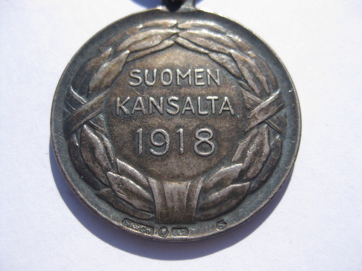 finnische Tapferkeitsmedaille 1918 in echt SILBER
