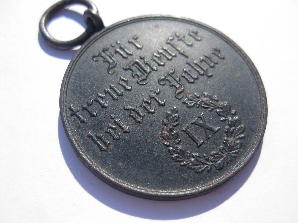 Württemberg Dienstauszeichnung 3.Klasse für 9 Jahre Medaille 1917 - 1921