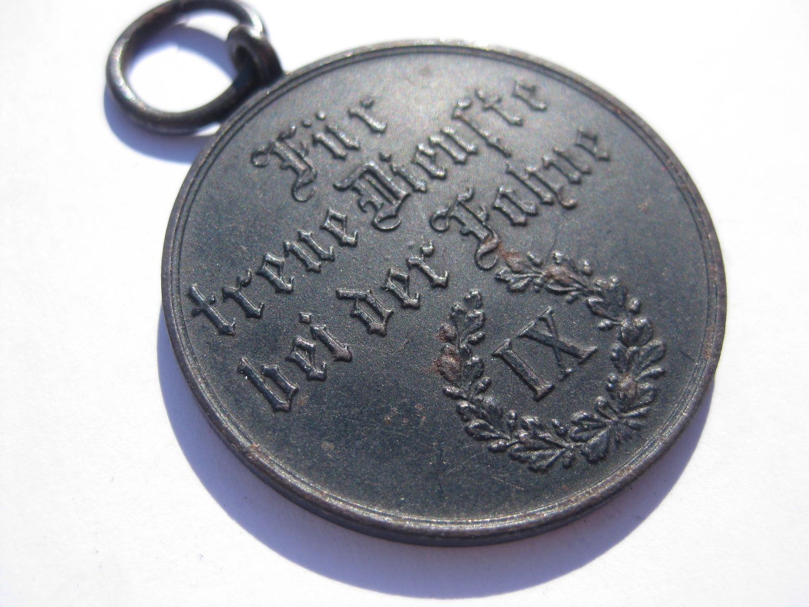 Württemberg Dienstauszeichnung 3.Klasse für 9 Jahre Medaille 1917 - 1921