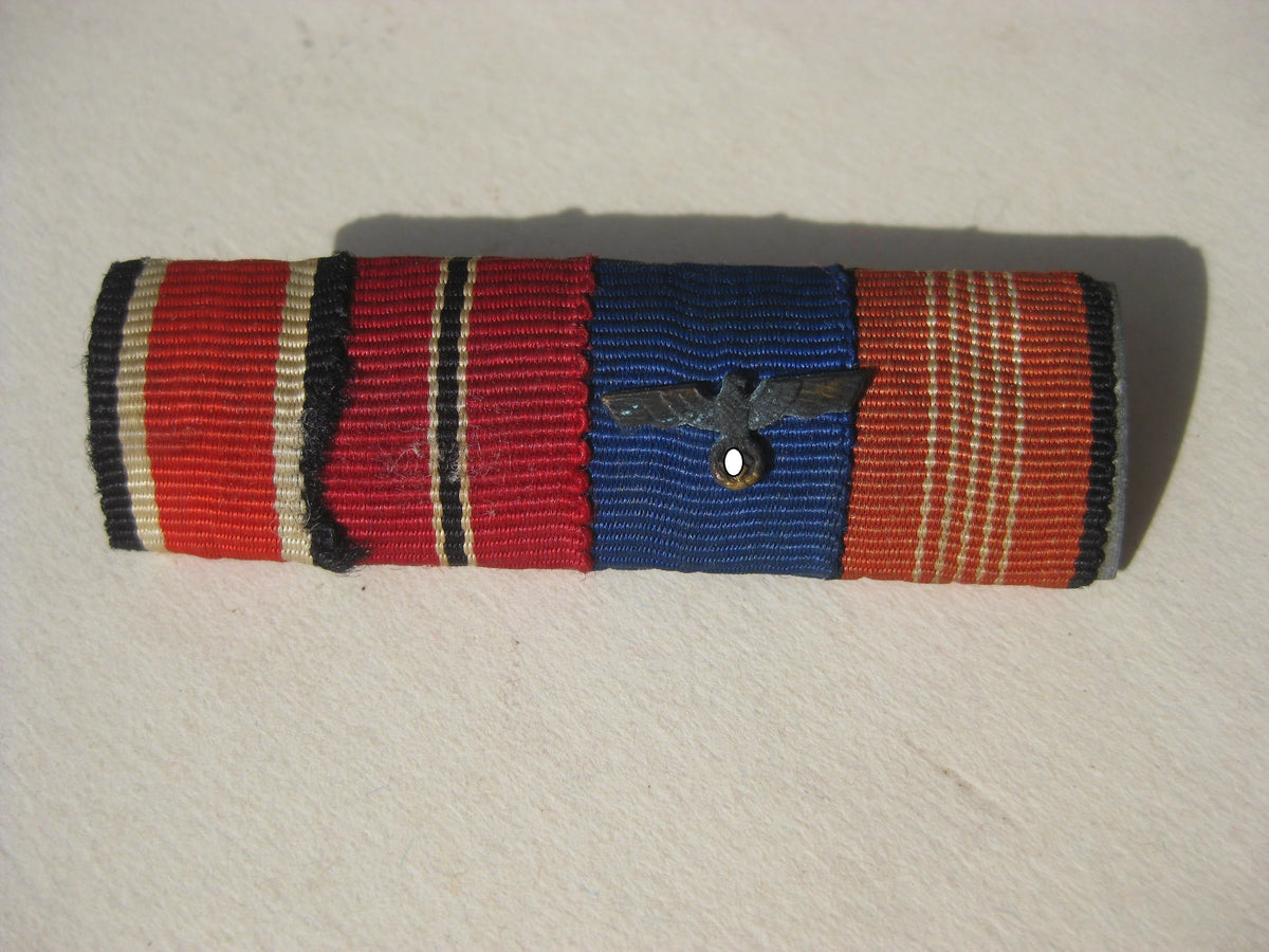 4er Feldspange EK2/39 Ostmedaille Dienstauszeichnung der Wehrmacht Medaille Olympiade 1936