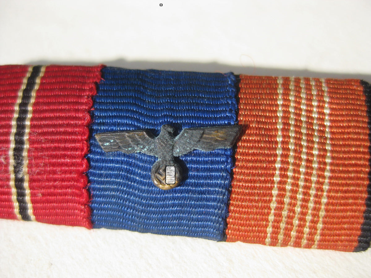 4er Feldspange EK2/39 Ostmedaille Dienstauszeichnung der Wehrmacht Medaille Olympiade 1936