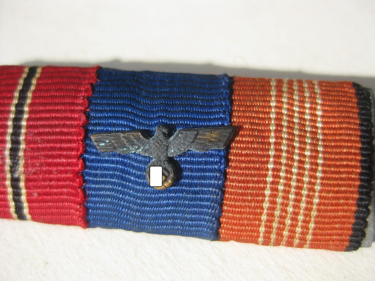 4er Feldspange EK2/39 Ostmedaille Dienstauszeichnung der Wehrmacht Medaille Olympiade 1936