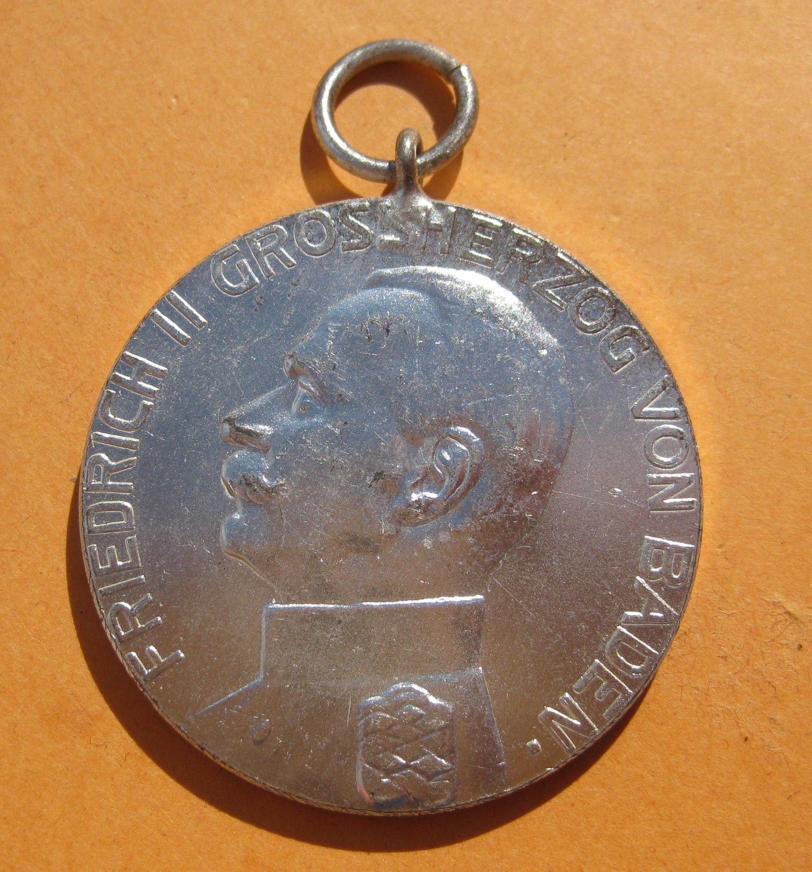 Baden silberne Verdienstmedaille seltene Variante