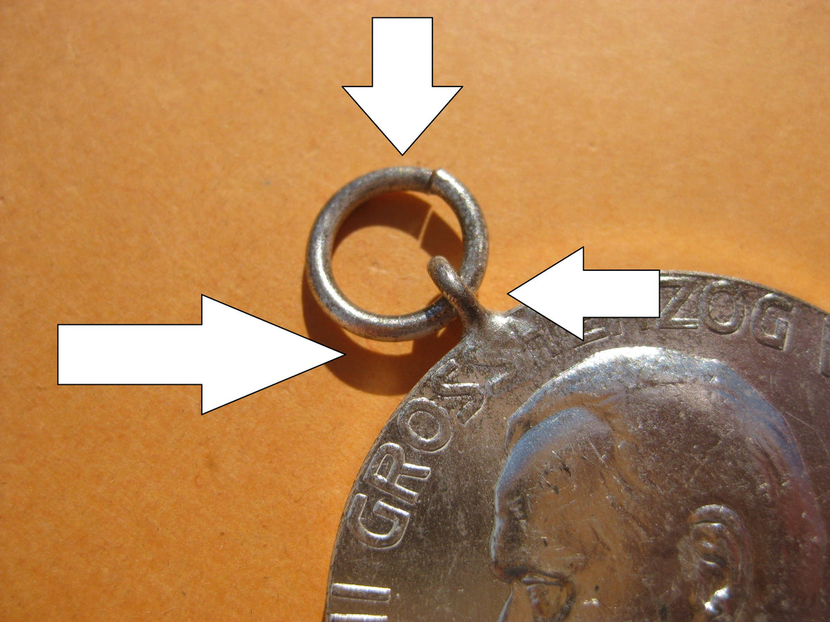 Baden silberne Verdienstmedaille seltene Variante