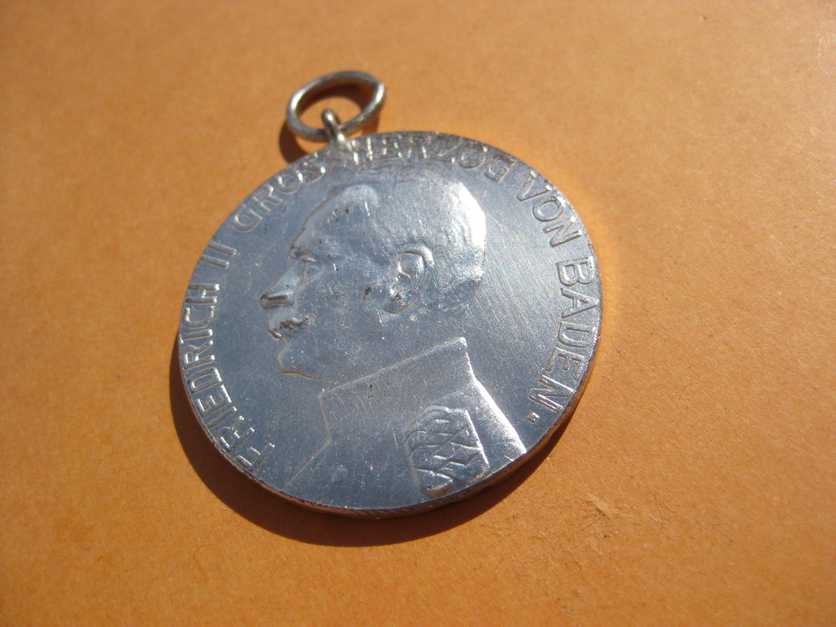 Baden silberne Verdienstmedaille seltene Variante