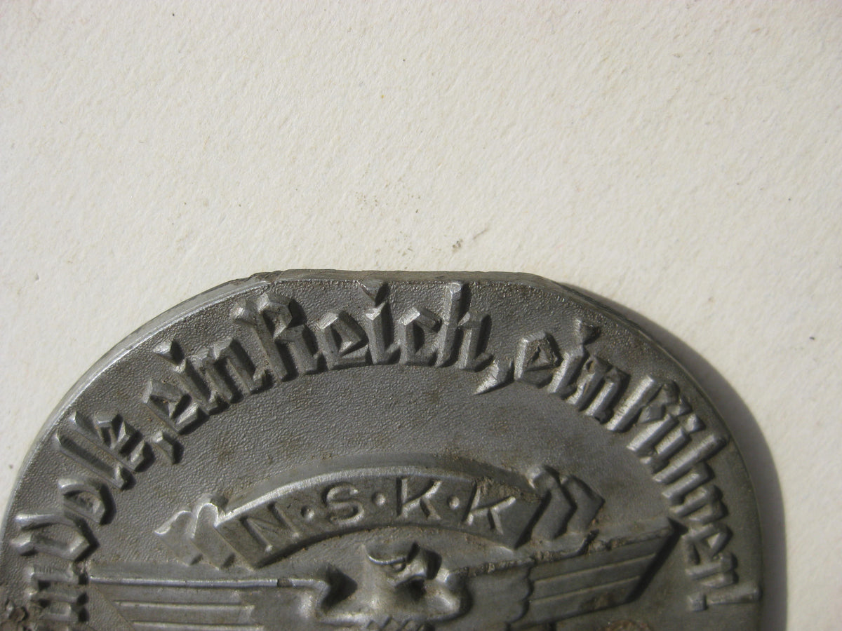 NSKK Autoplakette Wahlhilfsdienst 1938
