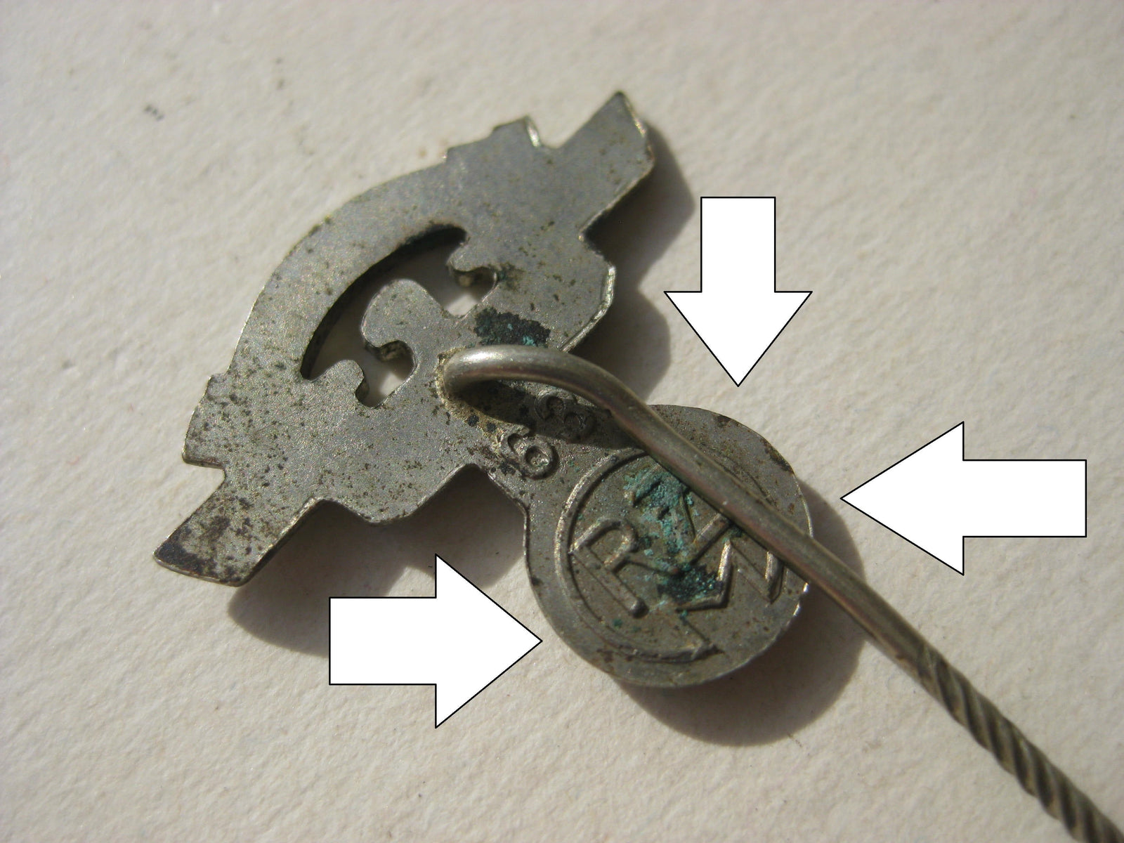 NSKK Mitgliedsabzeichen Mitgliedsnadel National Sozialistisches Kraftfahrer Korps