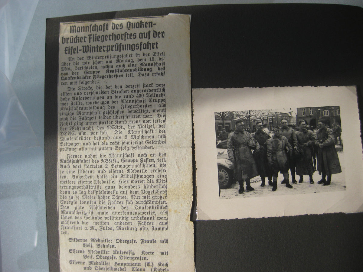 NSKK &amp; Luftwaffen Fotoalbum Fliegerersatz Abteilung 24 Quakenbrück Osnabrück