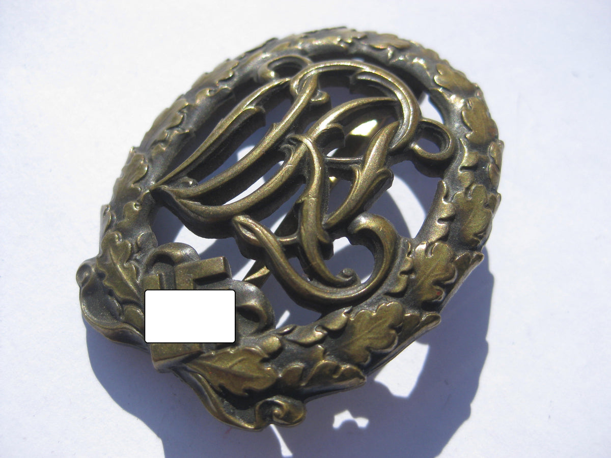 DRL Sportabzeichen in Bronze mit seltenem Hersteller: Wagner !!