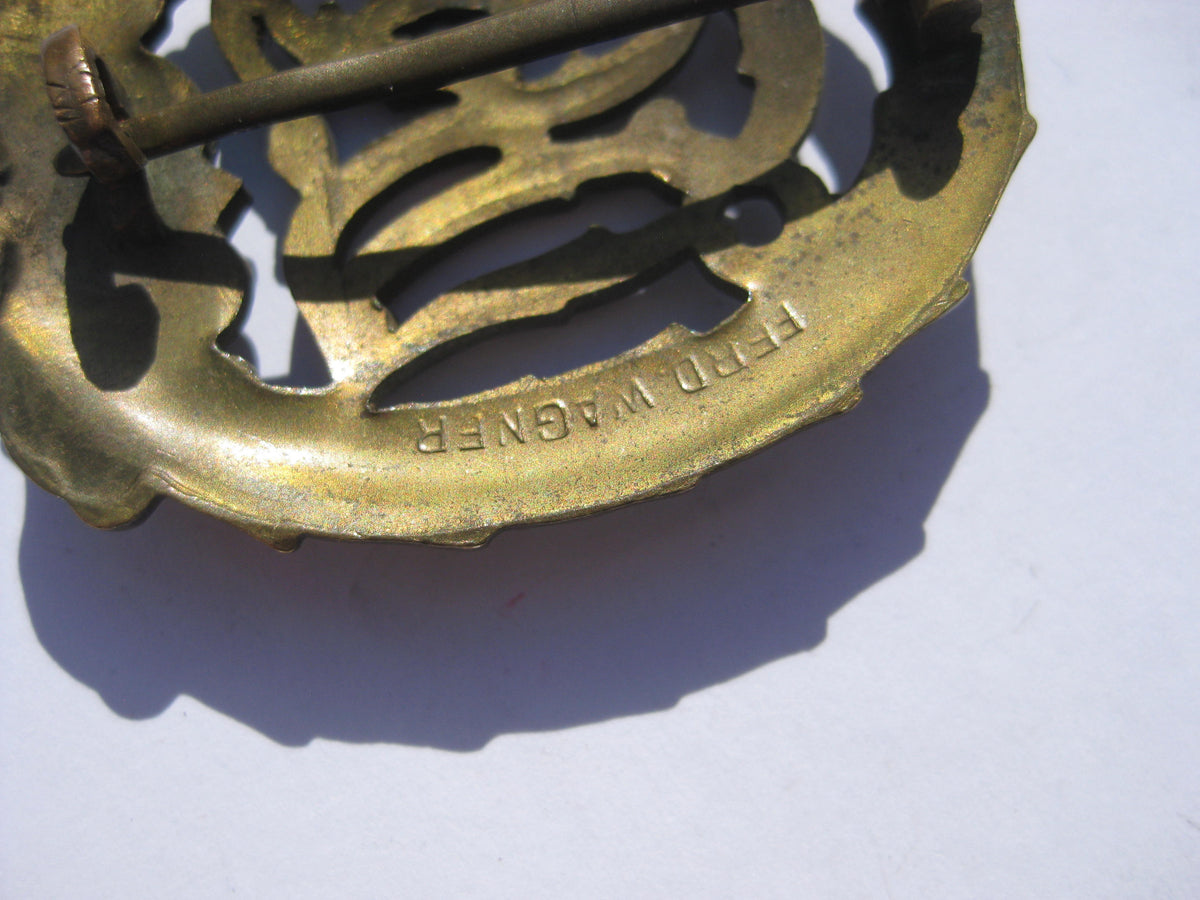 DRL Sportabzeichen in Bronze mit seltenem Hersteller: Wagner !!