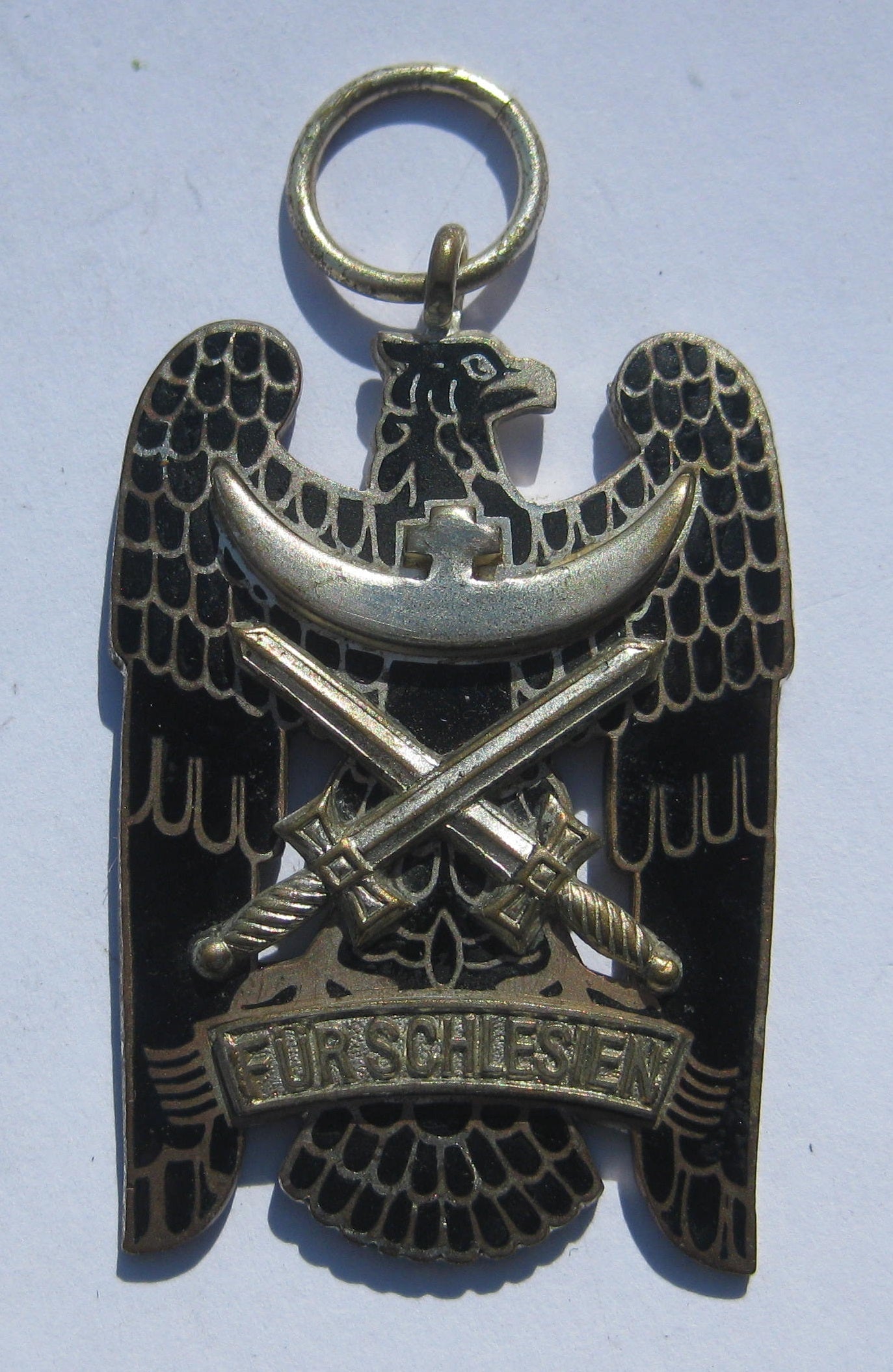 Schlesischer Adler 2.Klasse schlesisches Bewährungsabzeichen FREIKORPS