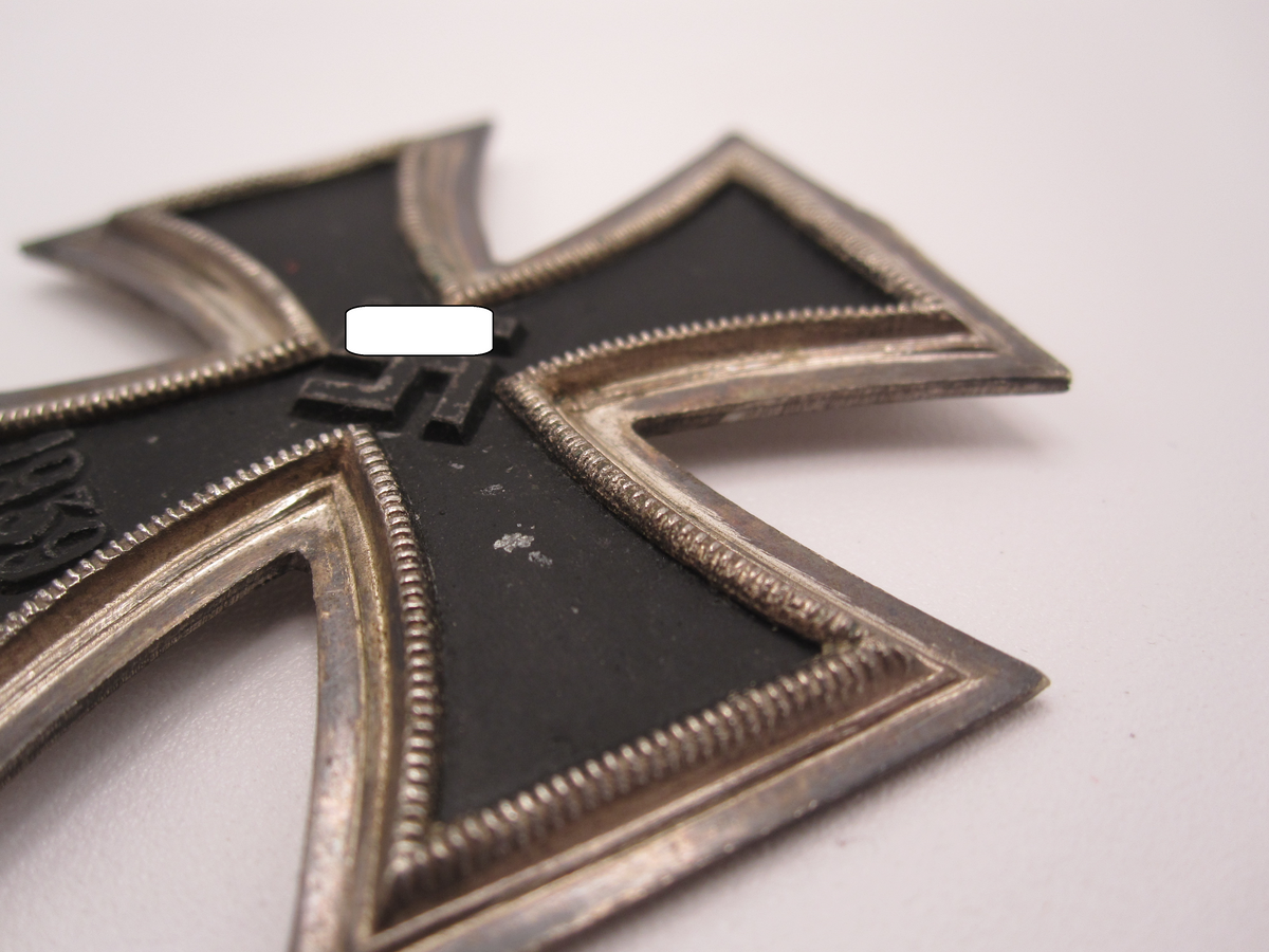 Eisernes Kreuz 1.Klasse 1939 (EK1/39) NICHT magnetisch Friedrich Linden/Lüdenscheid