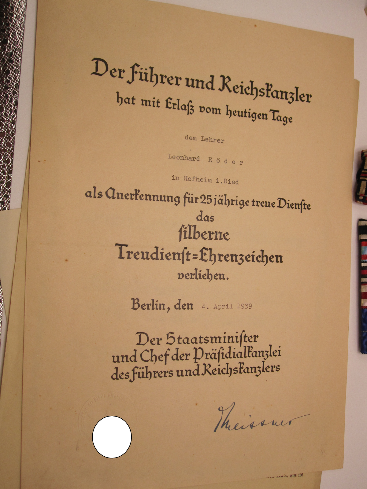 Nachlass Hessen-Darmstadt 1. &amp; 2.Weltkrieg Leibgarde I.R. 115
