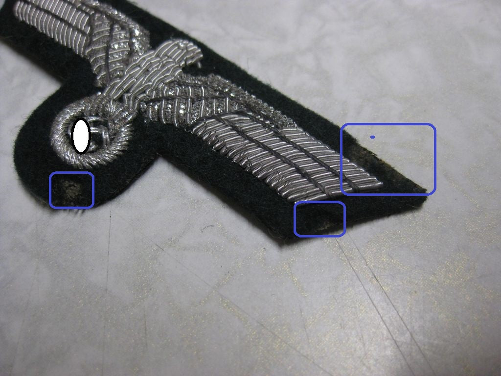 SET Kokarde mit Mützenkranz und Mützenadler für Schirmmütze Heer Wehrmacht MINT CONDITION