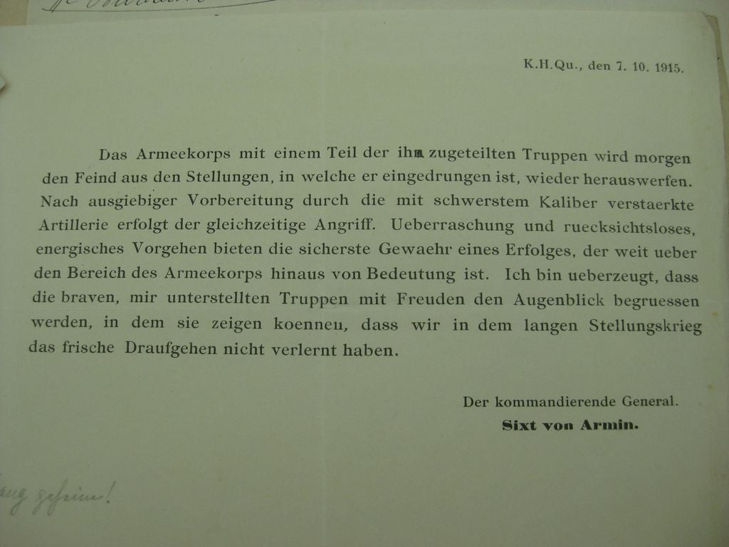 Konvolut  Verleihungsurkunden Sachsen Altenburg / Anhalt / Preußen 1. Weltkrieg