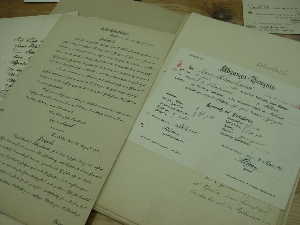 Konvolut  Verleihungsurkunden Sachsen Altenburg / Anhalt / Preußen 1. Weltkrieg