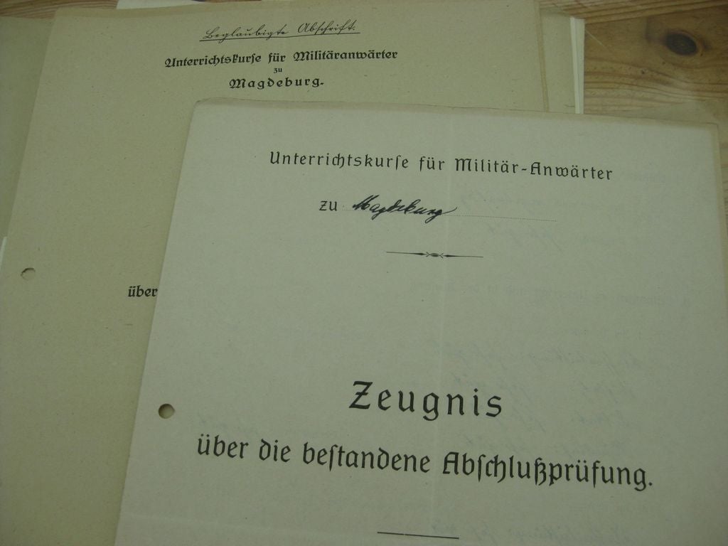 Konvolut  Verleihungsurkunden Sachsen Altenburg / Anhalt / Preußen 1. Weltkrieg