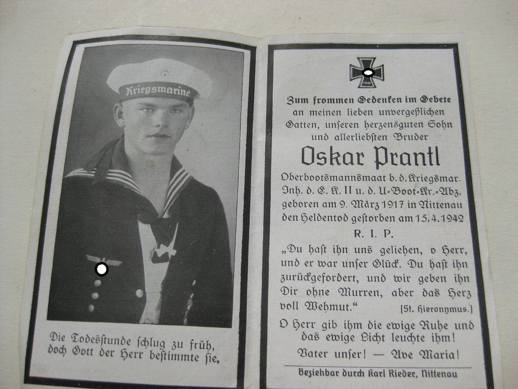 Bootkriegsabzeichen VARIANTE unbekannter Hersteller Kriegsmarine