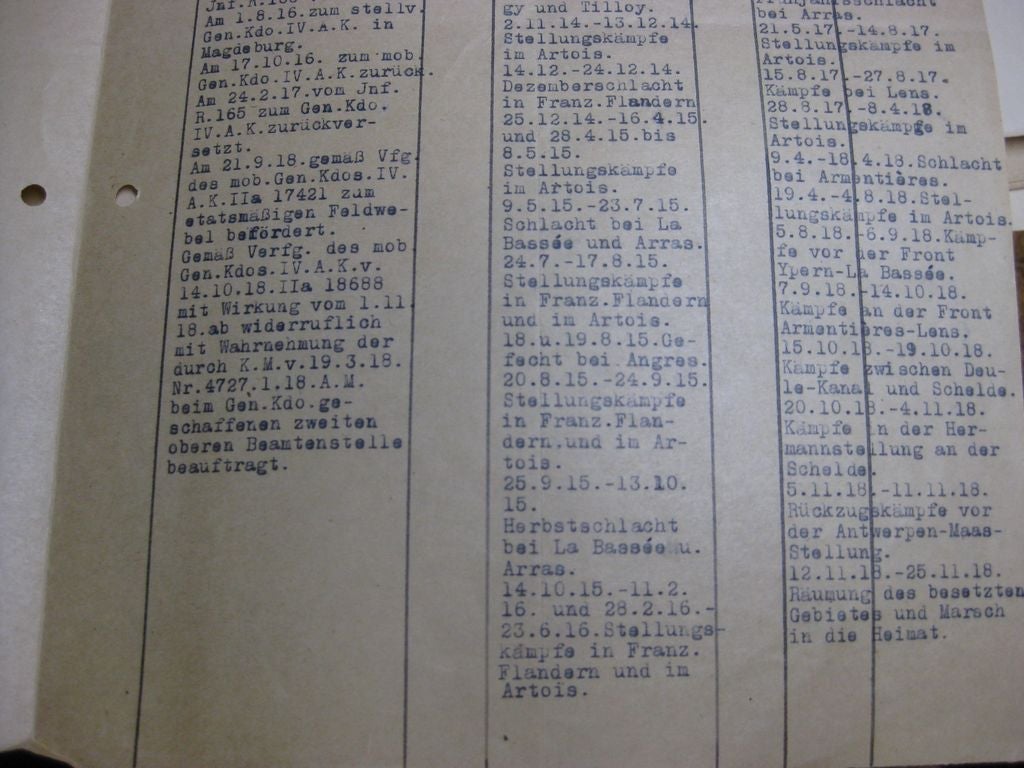 Konvolut  Verleihungsurkunden Sachsen Altenburg / Anhalt / Preußen 1. Weltkrieg