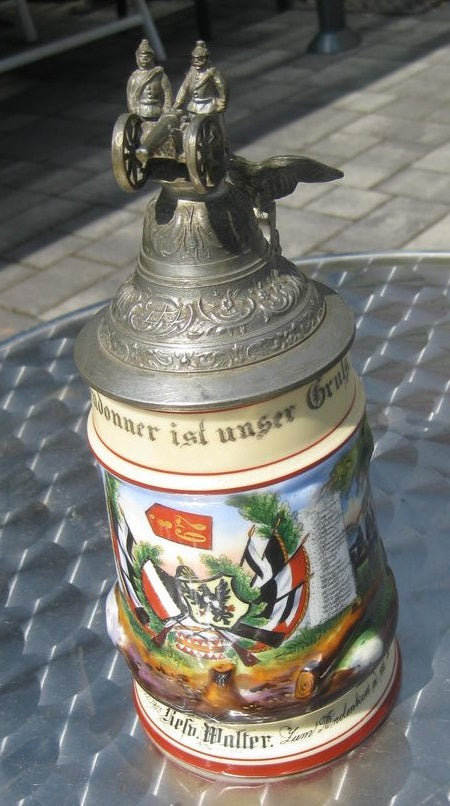 Reservistenkrug Elsässisches Feld Artillerie Regiment Nr. 67 in HAGENAU Elsaß heute Haguenau Frankreich